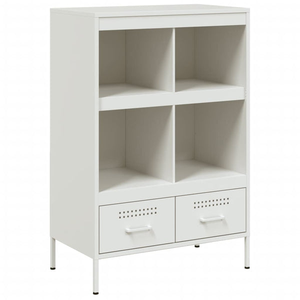 Weißer Schrank Guta 68x39x101,5cm (kaltgewalzter Stahl)