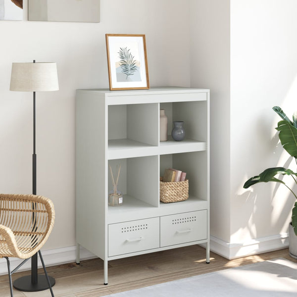 Weißer Schrank Guta 68x39x101,5cm (kaltgewalzter Stahl)