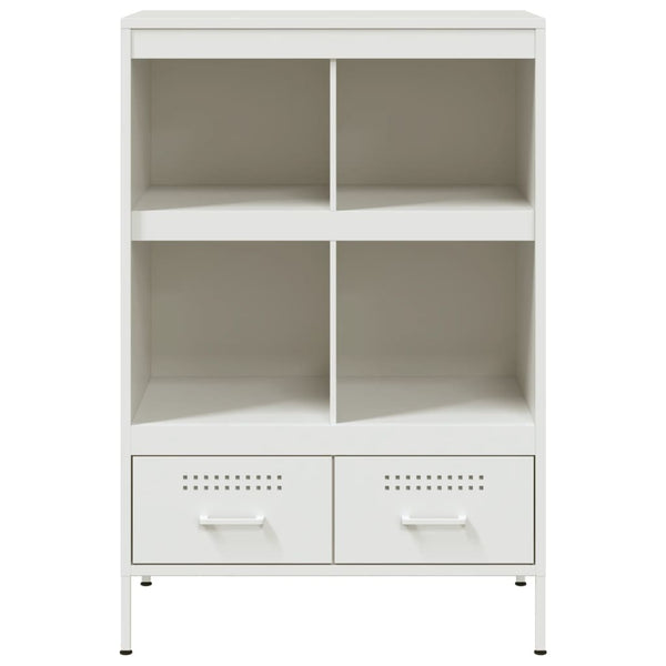 Weißer Schrank Guta 68x39x101,5cm (kaltgewalzter Stahl)