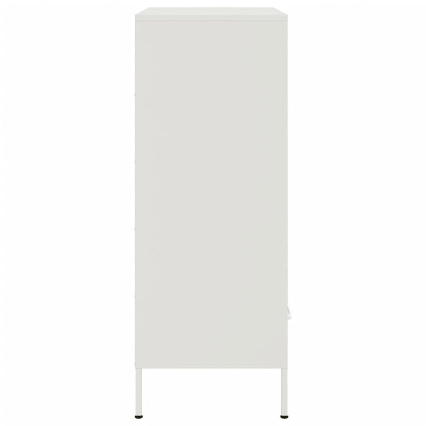Weißer Schrank Guta 68x39x101,5cm (kaltgewalzter Stahl)