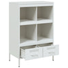 Weißer Schrank Guta 68x39x101,5cm (kaltgewalzter Stahl)