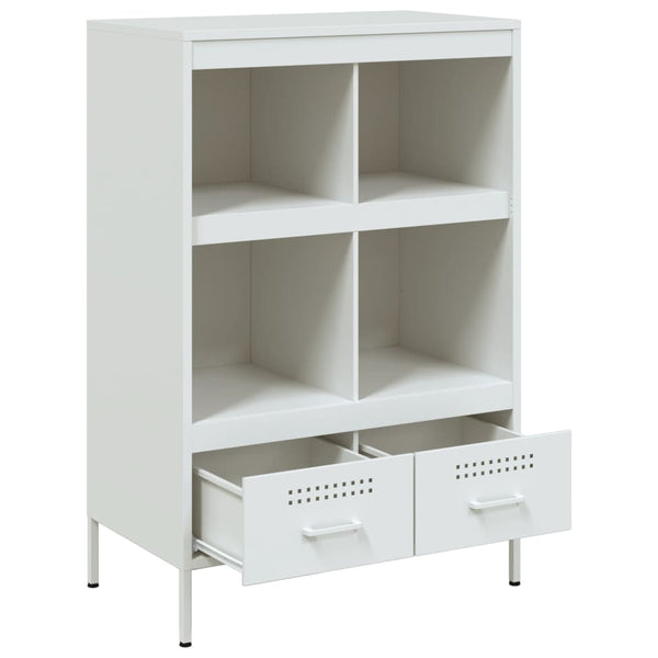 Weißer Schrank Guta 68x39x101,5cm (kaltgewalzter Stahl)