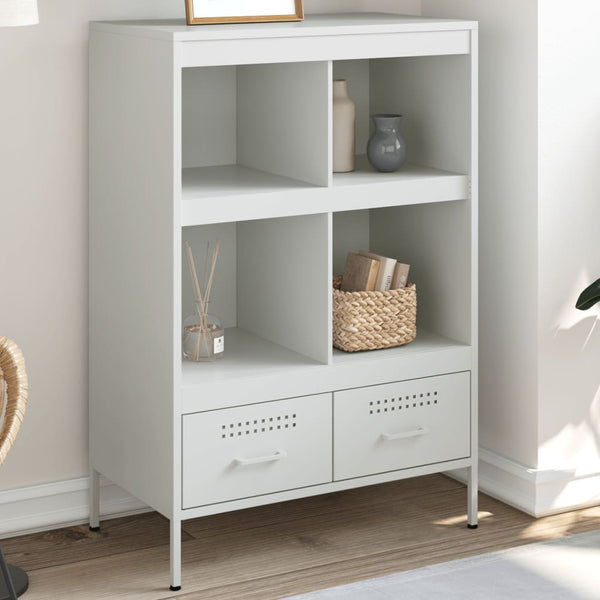 Weißer Schrank Guta 68x39x101,5cm (kaltgewalzter Stahl)