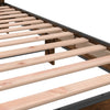 Bettrahmen Rauch-Eiche Alfo 100x200cm (Holz und Metall)