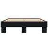 Schwarzer Lattenrost Ladislau 140x200cm (Holz und Metall)