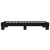 Schwarzes Bettgestell Ladislau 90x200cm (Holz und Metall)