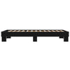 Bettgestell Ladislau Schwarz 75x190cm (Holz und Metall)