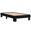 Bettgestell Ladislau Schwarz 75x190cm (Holz und Metall)