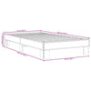 Bettgestell Ladislau Schwarz 75x190cm (Holz und Metall)
