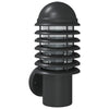 Schwarze Außenwandleuchte Casiea (Edelstahl)