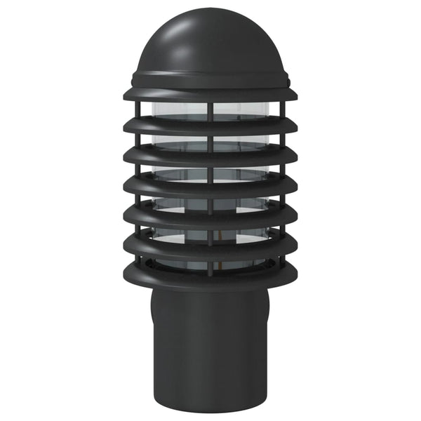Schwarze Außenwandleuchte Casiea (Edelstahl)