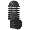 Schwarze Außenwandleuchte Casiea (Edelstahl)