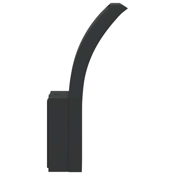 Schwarze LED-Außenwandleuchten Salvstia (2 Stk. Aluminiumguss)