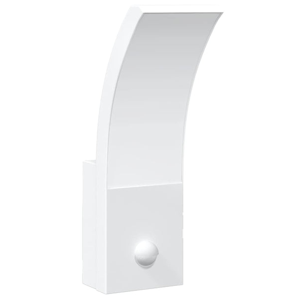 Weiße LED-Außenwandleuchten mit Sensoren Salvstia (2er-Pack Aluminiumguss)