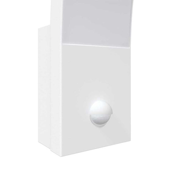 Weiße LED-Außenwandleuchten mit Sensoren Salvstia (2er-Pack Aluminiumguss)