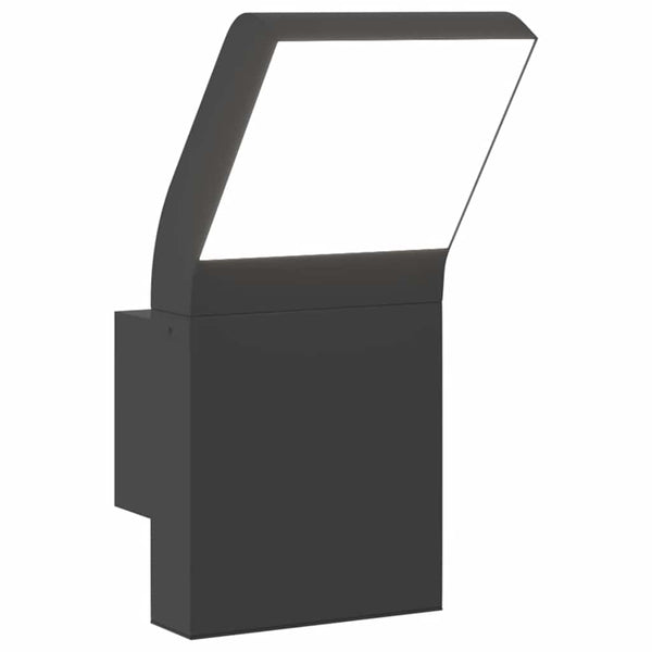 Schwarze LED-Außenwandleuchte Cati (Aluminiumguss)
