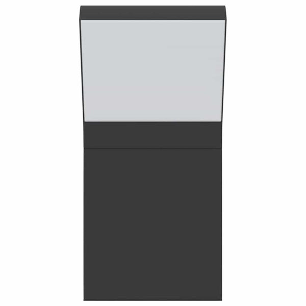 Schwarze LED-Außenwandleuchte Cati (Aluminiumguss)