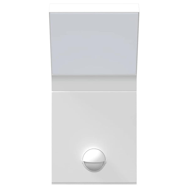 Weiße LED-Außenwandleuchte mit Sensor Cati (Aluminiumguss)