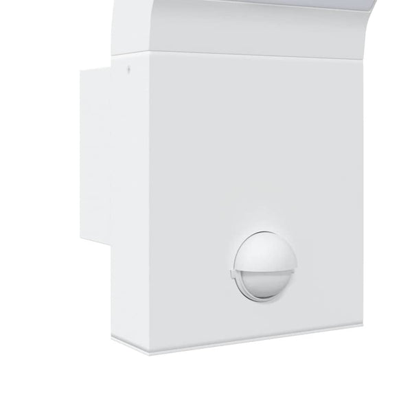 Weiße LED-Außenwandleuchte mit Sensor Cati (Aluminiumguss)
