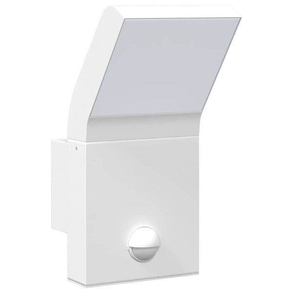 Weiße LED-Außenwandleuchten mit Sensoren Cati 2 Stk. (Aluminiumguss)