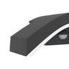 Schwarze LED-Außenwandleuchten mit Sensoren Arminta (2 Stück Aluminiumguss)