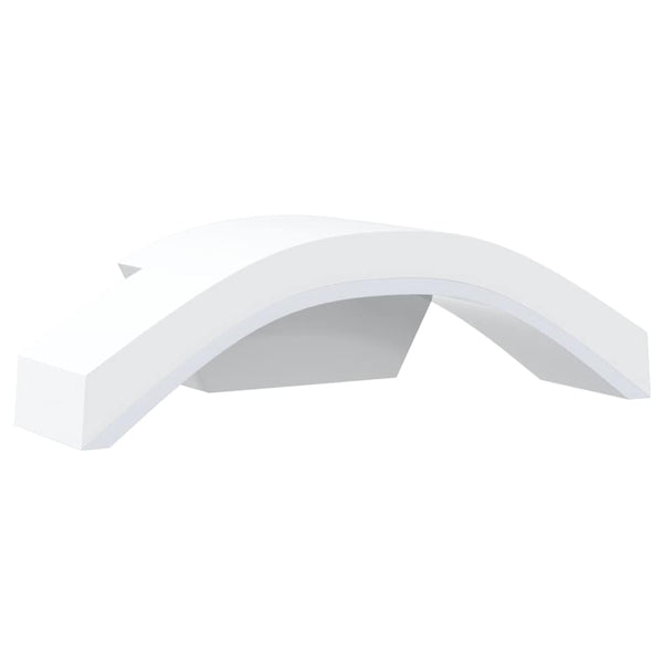 Weiße LED-Außenwandleuchten Arminta (2er-Pack Aluminiumguss)