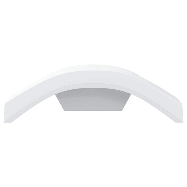 Weiße LED-Außenwandleuchten Arminta (2er-Pack Aluminiumguss)