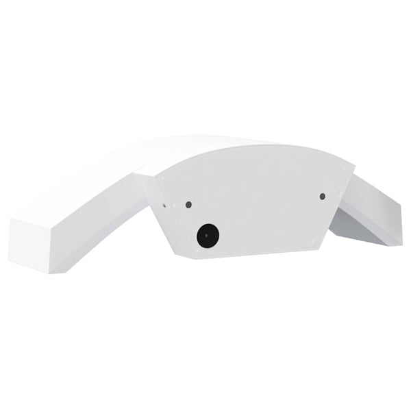 Weiße LED-Außenwandleuchten Arminta (2er-Pack Aluminiumguss)
