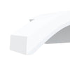 Weiße LED-Außenwandleuchten Arminta (2er-Pack Aluminiumguss)