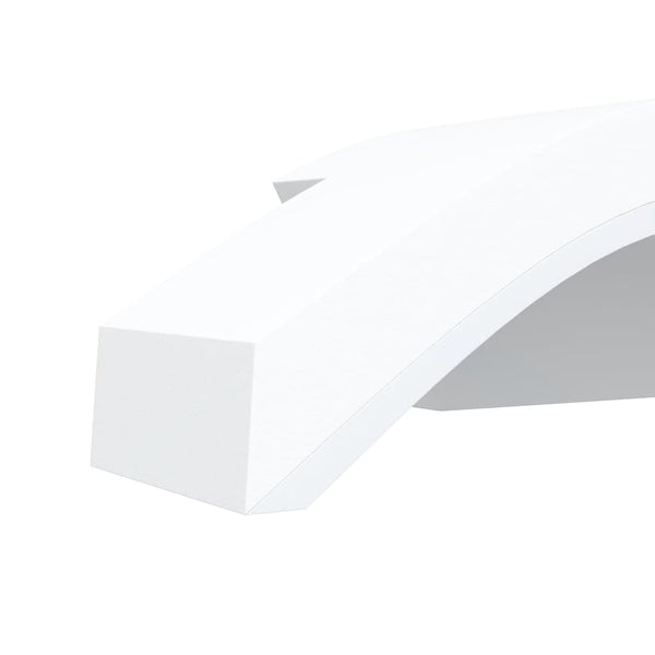 Weiße LED-Außenwandleuchten Arminta (2er-Pack Aluminiumguss)