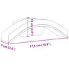 Weiße LED-Außenwandleuchten Arminta (2er-Pack Aluminiumguss)