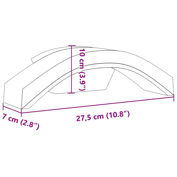 Weiße LED-Außenwandleuchten Arminta (2er-Pack Aluminiumguss)