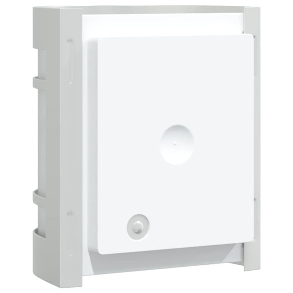 Silberne Außenwandleuchten Iacobita (2 Stück Edelstahl)