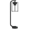 Schwarze Säulenleuchte Dalma 60 cm (Edelstahl)