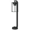Schwarze Säulenleuchte Dalma 60 cm (Edelstahl)