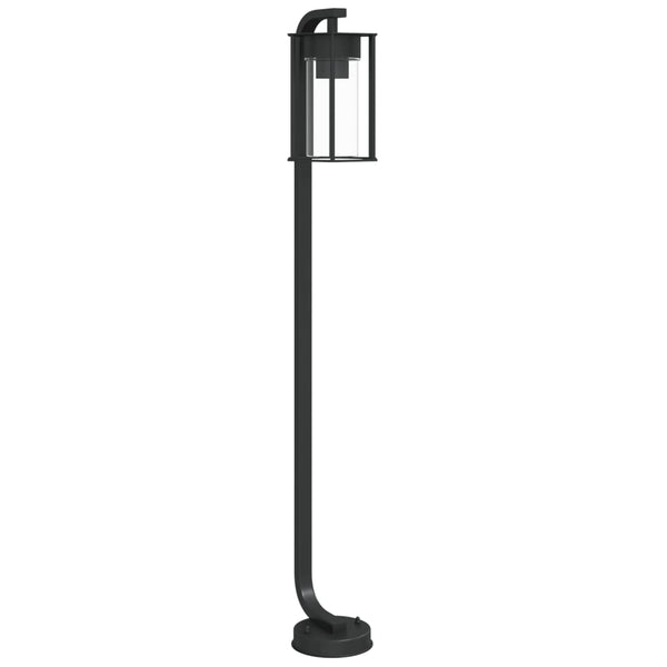 Schwarze Säulenleuchte Dalma 100cm (Edelstahl)