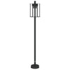 Schwarze Säulenleuchte Dalma 100cm (Edelstahl)
