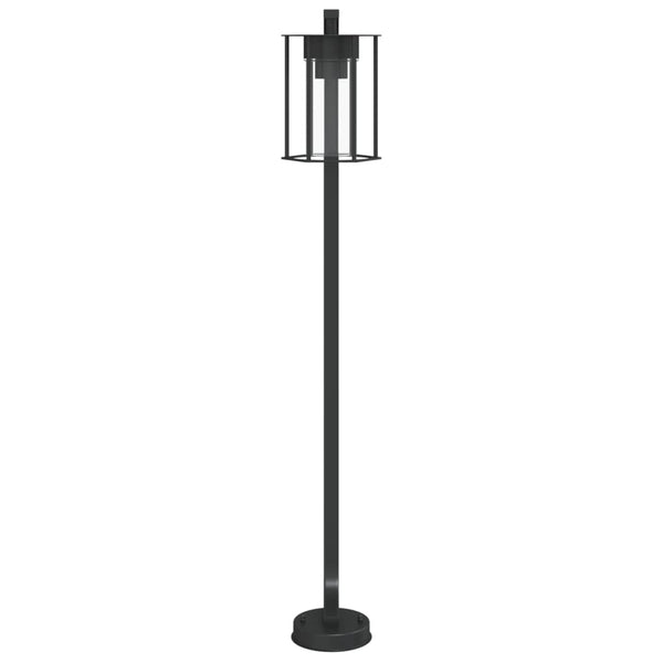 Schwarze Säulenleuchte Dalma 100cm (Edelstahl)