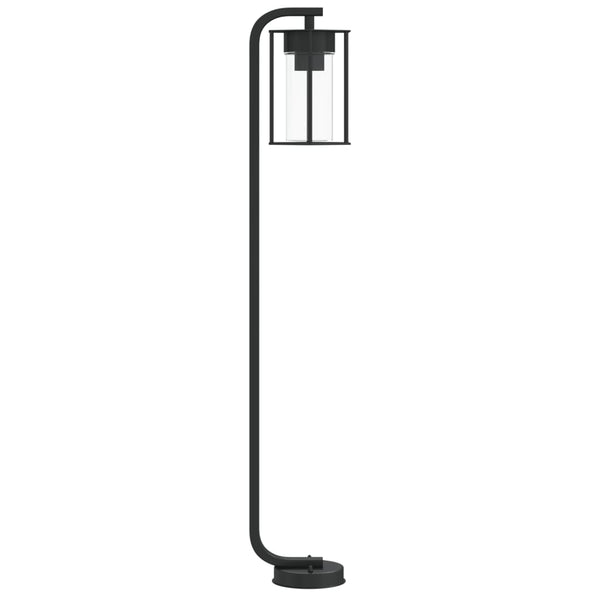 Schwarze Säulenleuchte Dalma 100cm (Edelstahl)