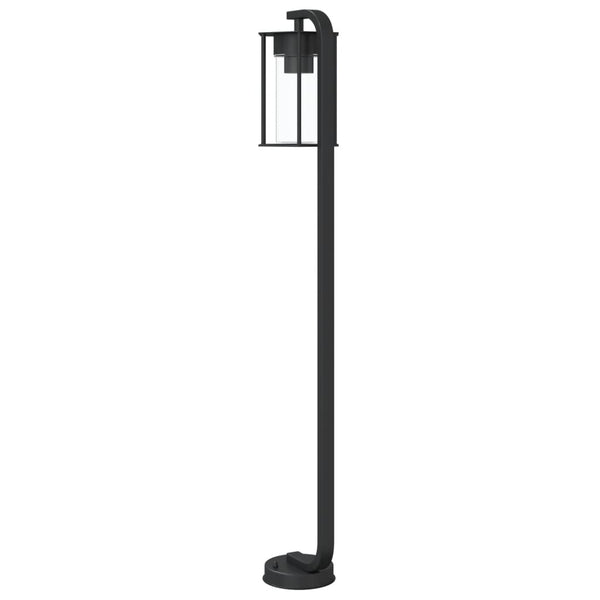 Schwarze Säulenleuchte Dalma 100cm (Edelstahl)
