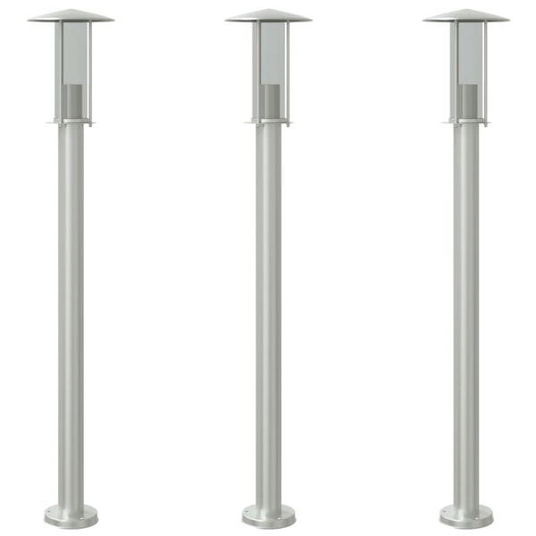 Hopea pylväsvalaisimet Mairam 100cm (3 kpl ruostumaton teräs)