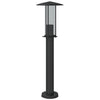 Musta pylväsvalaisimet Mairam 60cm (3 kpl ruostumaton teräs)