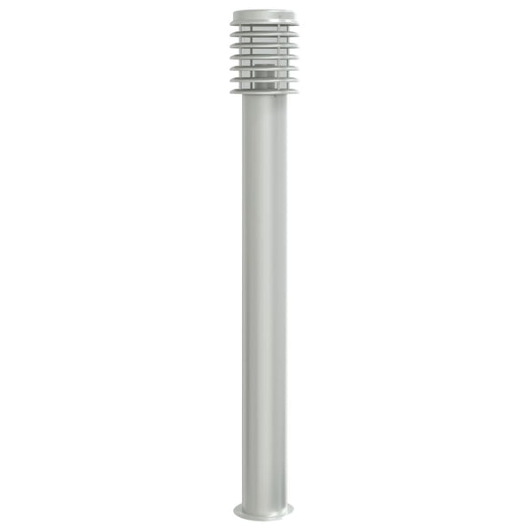 Silberne Stehleuchte Sila 110cm (Edelstahl)