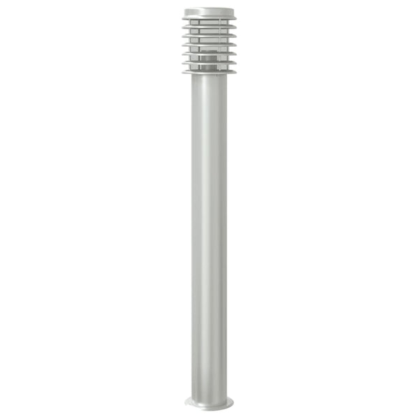 Silberne Stehleuchte Sila 110cm (Edelstahl)