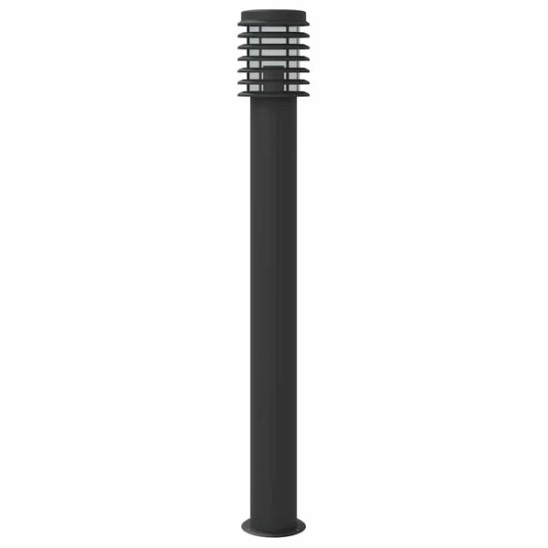 Schwarze Pollerleuchten Sila 110cm (3 Stk. Edelstahl)