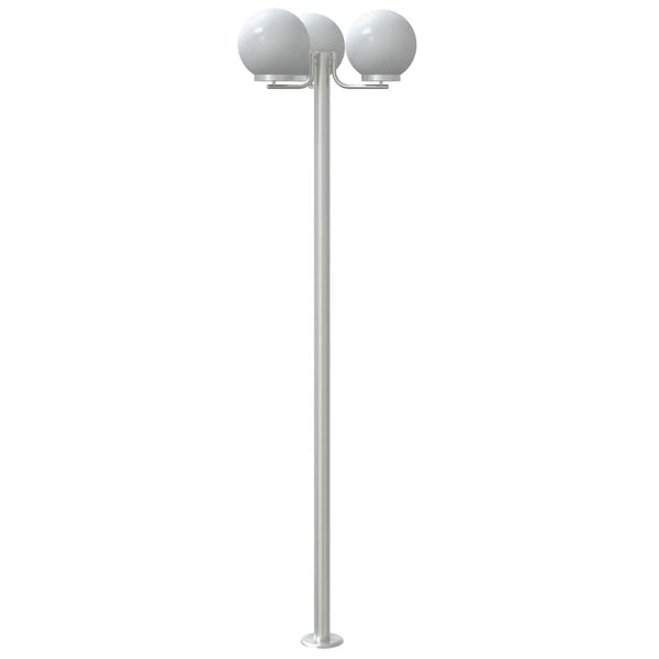 215cm silberne Standleuchten Xantia (3 Stück aus Edelstahl)