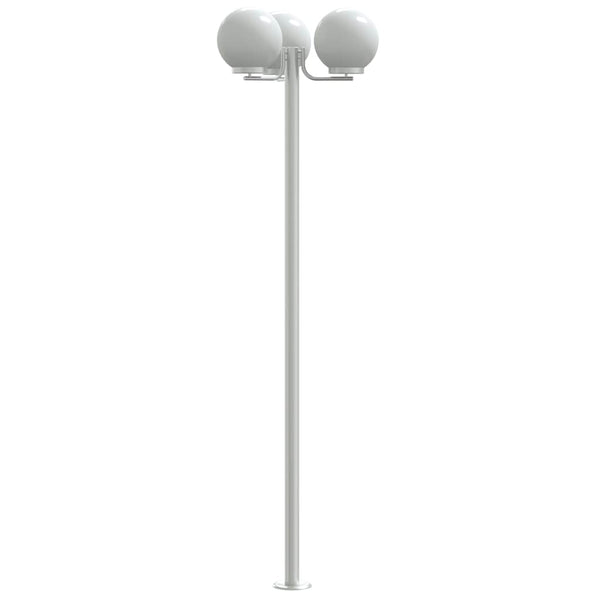215cm silberne Standleuchten Xantia (3 Stück aus Edelstahl)