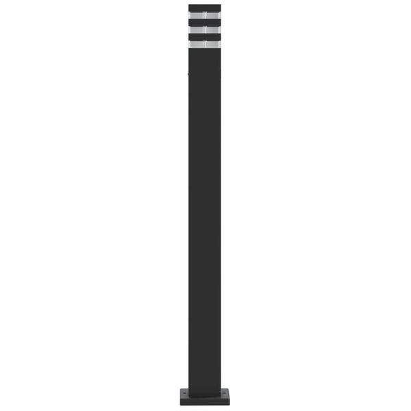 Musta pylväsvalaisin Isliam 110cm (alumiini)