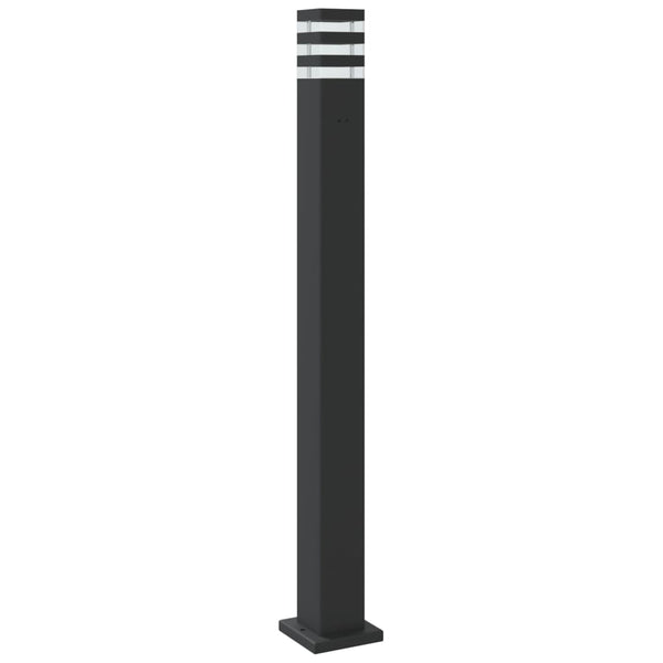 Musta pylväsvalaisin Isliam 110cm (alumiini)