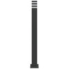 Schwarze Säulenleuchten Isliam 110cm (3 Stück Aluminium)
